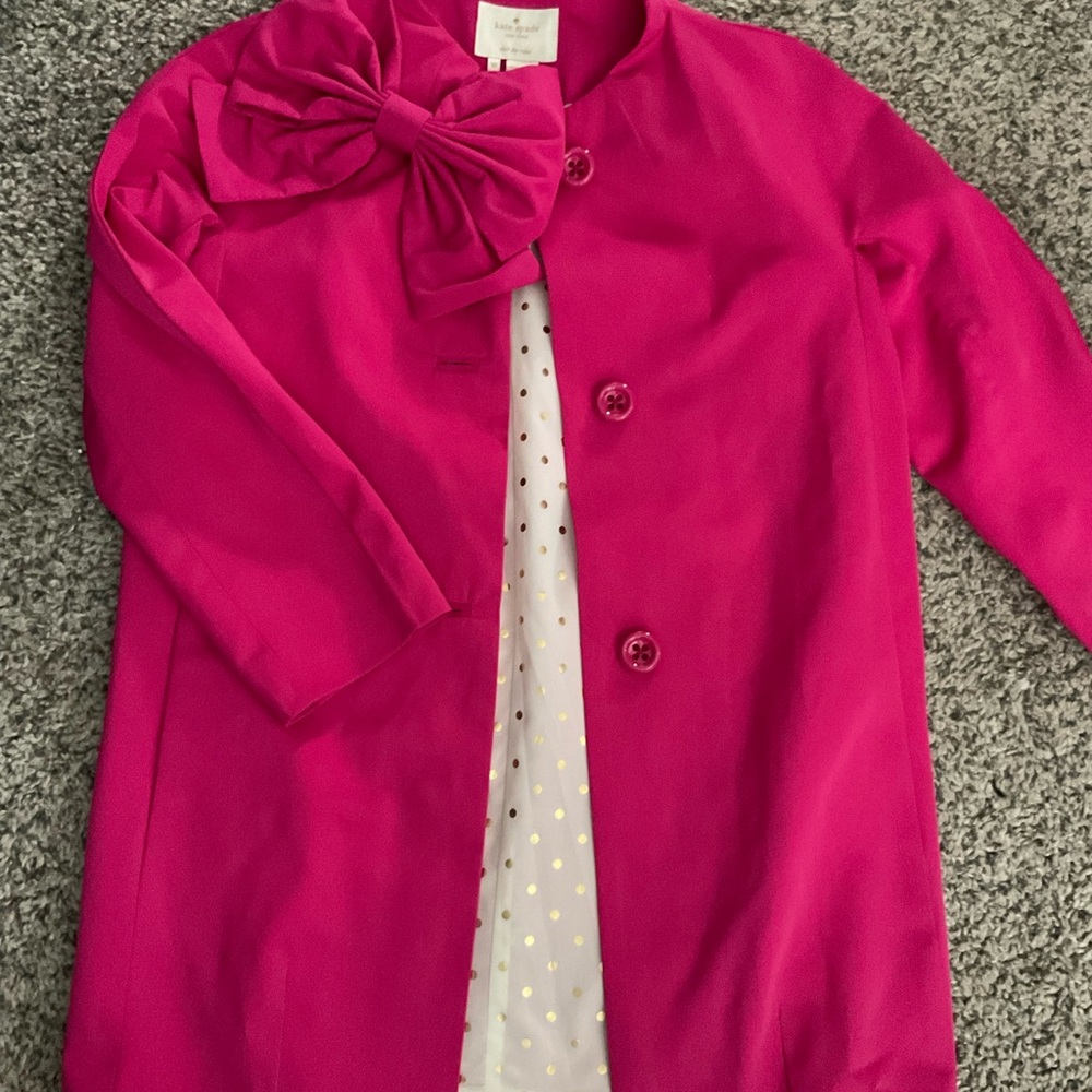 Kate Spade Pink Cape with Vibrant Design